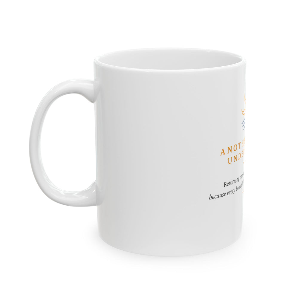 Sunrise Ceramic Mug — “Another Summer Under the Sun” Coffee Cup