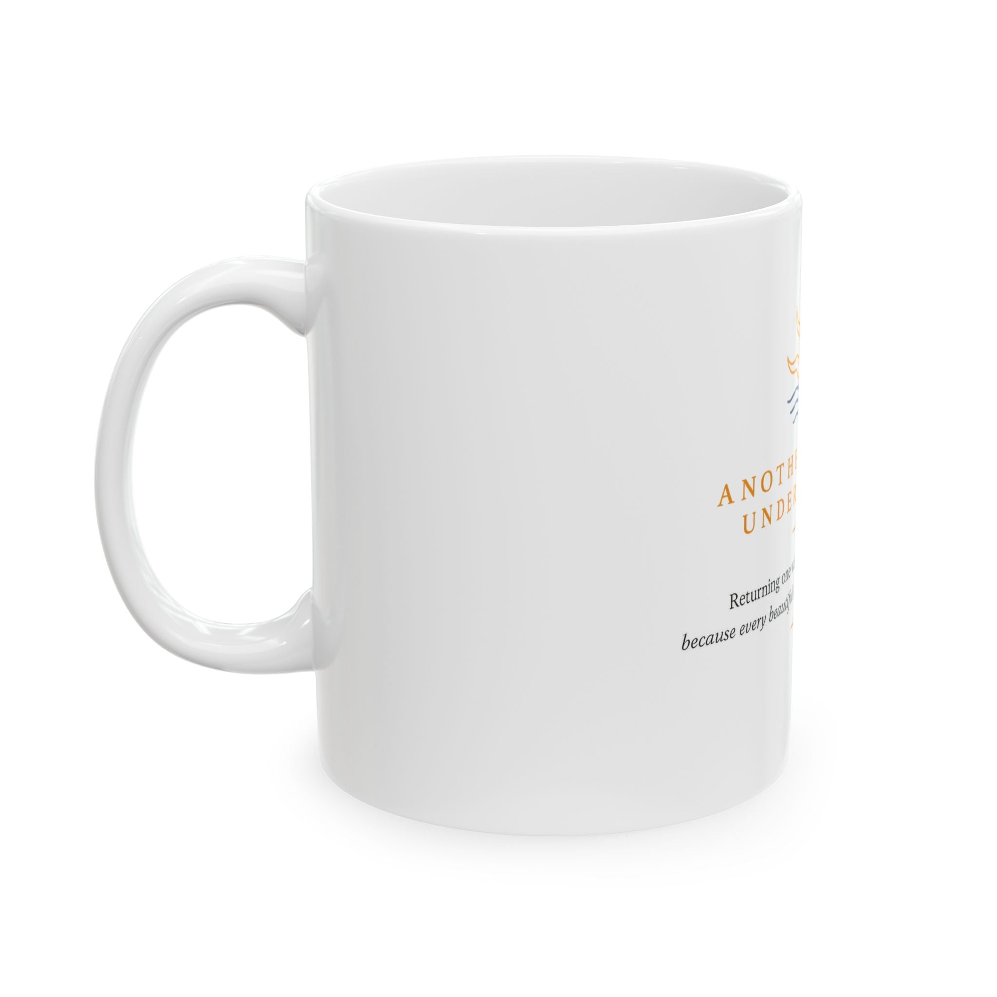 Sunrise Ceramic Mug — “Another Summer Under the Sun” Coffee Cup
