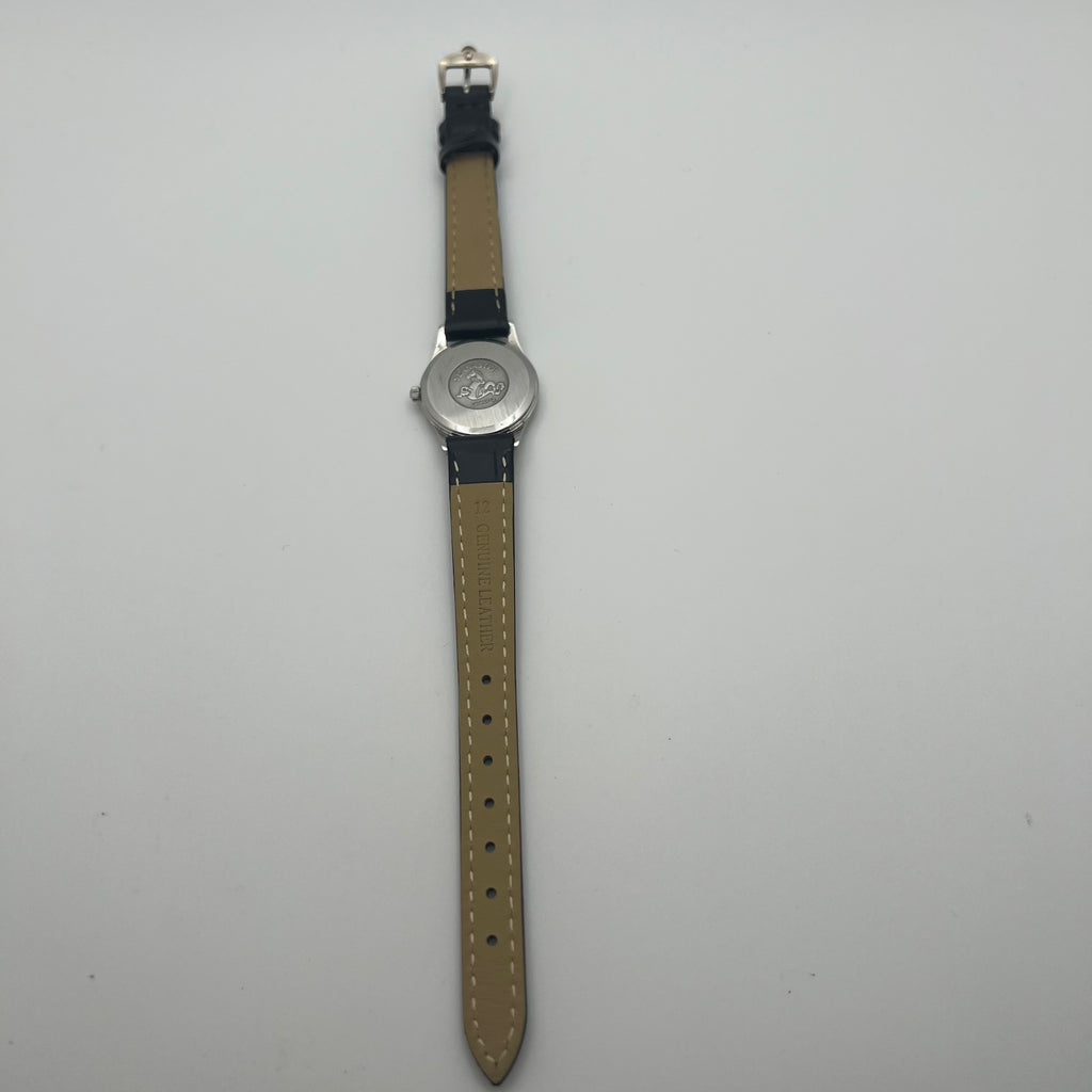 Omega Seamaster Quartz Ladies 596.0073 Champagne Waffle Dial - Running
