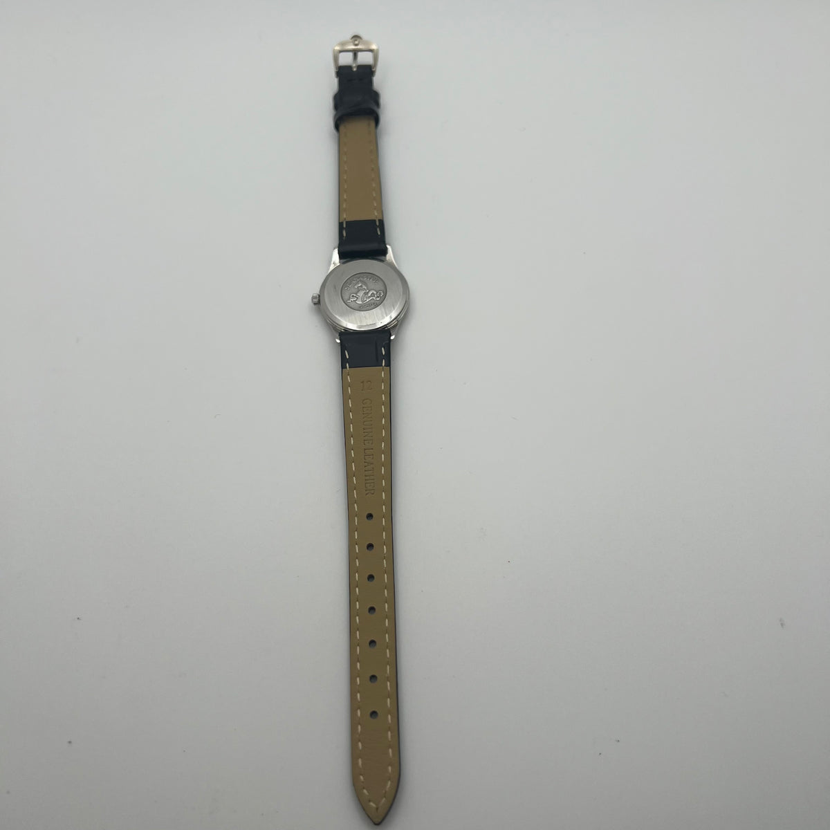 Omega Seamaster Quartz Ladies 596.0073 Champagne Waffle Dial - Running